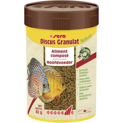 Sera Discus Granulat Nature 100ml - Natuurvoer voor Vitaliteit & Groei van Discusvissen