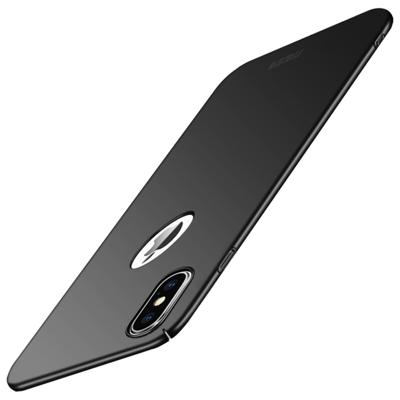 MOFI Frosted PC Ultra-thin volledige Case voor iPhone XS (zwart)