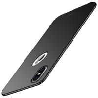 MOFI Frosted PC Ultra-thin volledige Case voor iPhone XS (zwart)