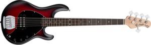 Sterling by Music Man StingRay Ray5 Elektrische basgitaar Rood 4 snaren