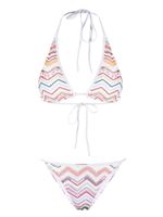 Missoni bikini à motif zig-zag - Blanc