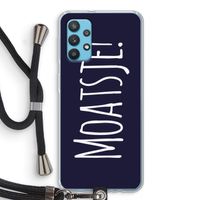 Moatsje!: Samsung Galaxy A32 4G Transparant Hoesje met koord