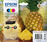 Epson 604 inktcartridge 4 stuk(s) Compatibel Normaal rendement Zwart, Cyaan, Magenta, Geel - thumbnail