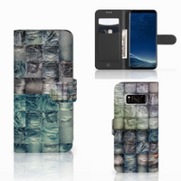 Wallet Case met Pasjes Samsung Galaxy S8 Spijkerbroeken