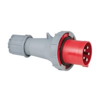 Showtec 5-polige CEE male connector 63A - IP67 (rood)
