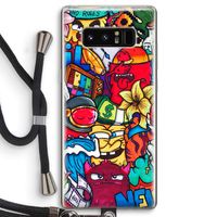 No Rules: Samsung Galaxy Note 8 Transparant Hoesje met koord