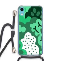 Bushes: iPhone XR Transparant Hoesje met koord