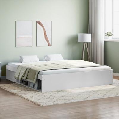 Bedframe wit 180x200 cm Super King Size