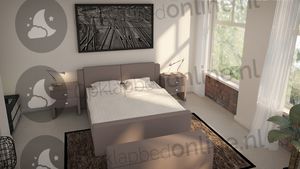 Opberg boxspring 180 x 220 cm- stofkleur 7071