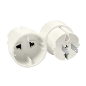 LogiLink PA0186 netstekker adapter Wit