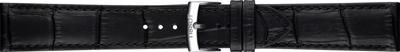 Horlogeband Tissot T600049252 / T1504101605100A / T1504101105101A Leder Zwart 20mm