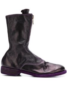 Guidi front zip boots - Violet