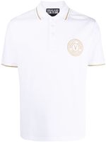 Versace Jeans Couture polo en coton à logo brodé - Blanc - thumbnail