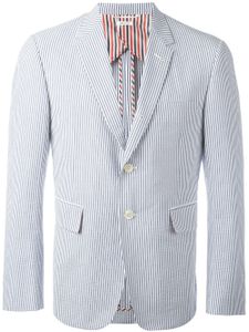 Thom Browne blazer rayé - Blanc