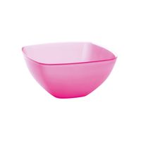 Juypal Serveerschaal/slakom - fuchsia roze - 2,75 liter- kunststof- D22,5 x H9,5 cm - Serveerschalen