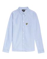 Lyle & Scott winter oxford shirt jongens - blauw
