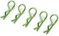Body clips klein, groen, 10 stuks