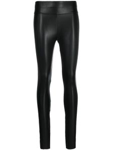 Wolford legging en cuir artificiel à taille haute - Noir