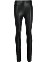 Wolford legging en cuir artificiel à taille haute - Noir - thumbnail