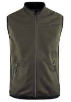 Blåkläder Softshell bodywarmer 38502516 | Groen/Zwart | Maat 4XL - 7330509537497