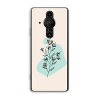 Violets are blue: Sony Xperia Pro-I Transparant Hoesje