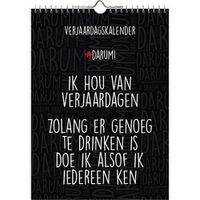 Verjaardagskalender Darum 18x25cm - thumbnail