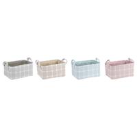 Decoratieve Doos DKD Home Decor Polyester EVA (35 x 25 x 18 cm) (4 Stuks)