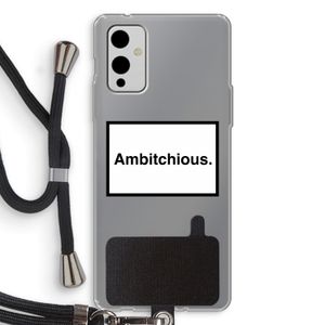 Ambitchious: OnePlus 9 Transparant Hoesje met koord