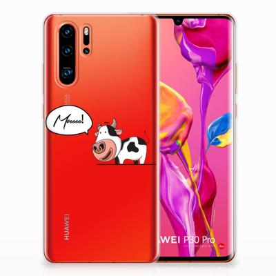 Huawei P30 Pro Telefoonhoesje met Naam Cow Huawei P30 Pro Telefoonhoesje met Naam Cow