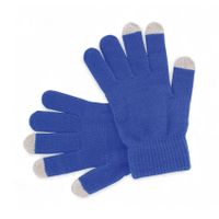 Touchscreen smartphone handschoenen blauw voor volwassenen - thumbnail