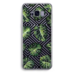 Geometrische jungle: Samsung Galaxy S8 Plus Transparant Hoesje