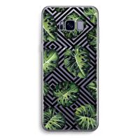 Geometrische jungle: Samsung Galaxy S8 Plus Transparant Hoesje