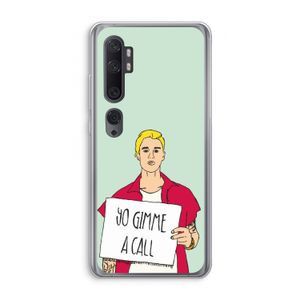 Gimme a call: Xiaomi Mi Note 10 Pro Transparant Hoesje