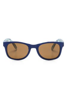 Molo lunettes de soleil carrées à graphique imprimé - Bleu