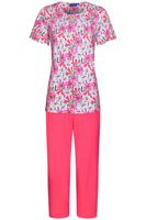 Katoenen bloemen pyjama Pastunette - thumbnail