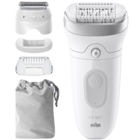 Braun Braun Silk-épil 7 7-041 Wet & Dry Epilator - Voor Ultieme Ontharing - Wit/zilver