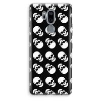 Musketon Skulls: LG G7 Thinq Transparant Hoesje