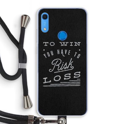 Risk loss: Huawei Y6s Transparant Hoesje met koord