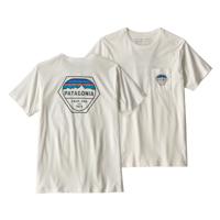 Patagonia M&apos;s Fitz Roy Hex Organic Pocket Heren T-shirt