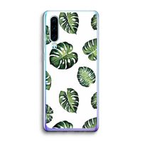 Tropische bladeren: Huawei P30 Transparant Hoesje