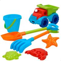Strandspeelgoedset Colorbaby 18 cm Vrachtwagen 7 Onderdelen Strandspeelgoedset Colorbaby 18 cm Vrachtwagen 7 Onderdelen