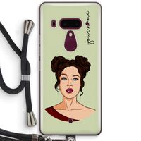 Pop-Art Creator: HTC U12+ Transparant Hoesje met koord