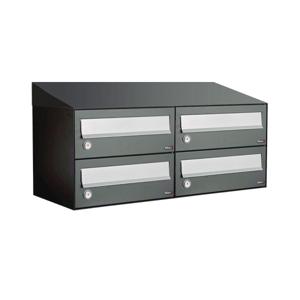 Allux Hive Set 2-Breed, 2-Hoog Met Dak Antraciet - 40030065_2x2d