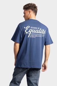 Equalité Alexis T-Shirt Heren Donkerblauw - Maat XL - Kleur: Blauw | Soccerfanshop