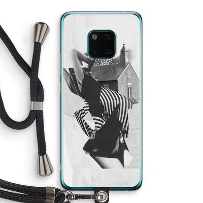 House: Huawei Mate 20 Pro Transparant Hoesje met koord