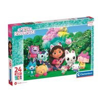 Gabby's Poppenhuis Clementoni Puzzel Maxi 24 stukjes - thumbnail