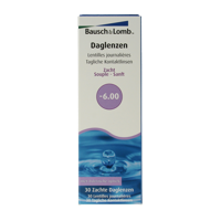 Bausch & Lomb Daglenzen -6.00 30 Stuks