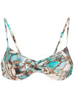 Lygia & Nanny haut de bikini Fiji Estampado - Bleu - thumbnail