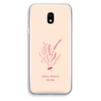 Where flowers bloom: Samsung Galaxy J3 (2017) Transparant Hoesje