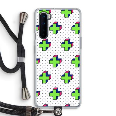 8-bit N°10: OnePlus Nord Transparant Hoesje met koord